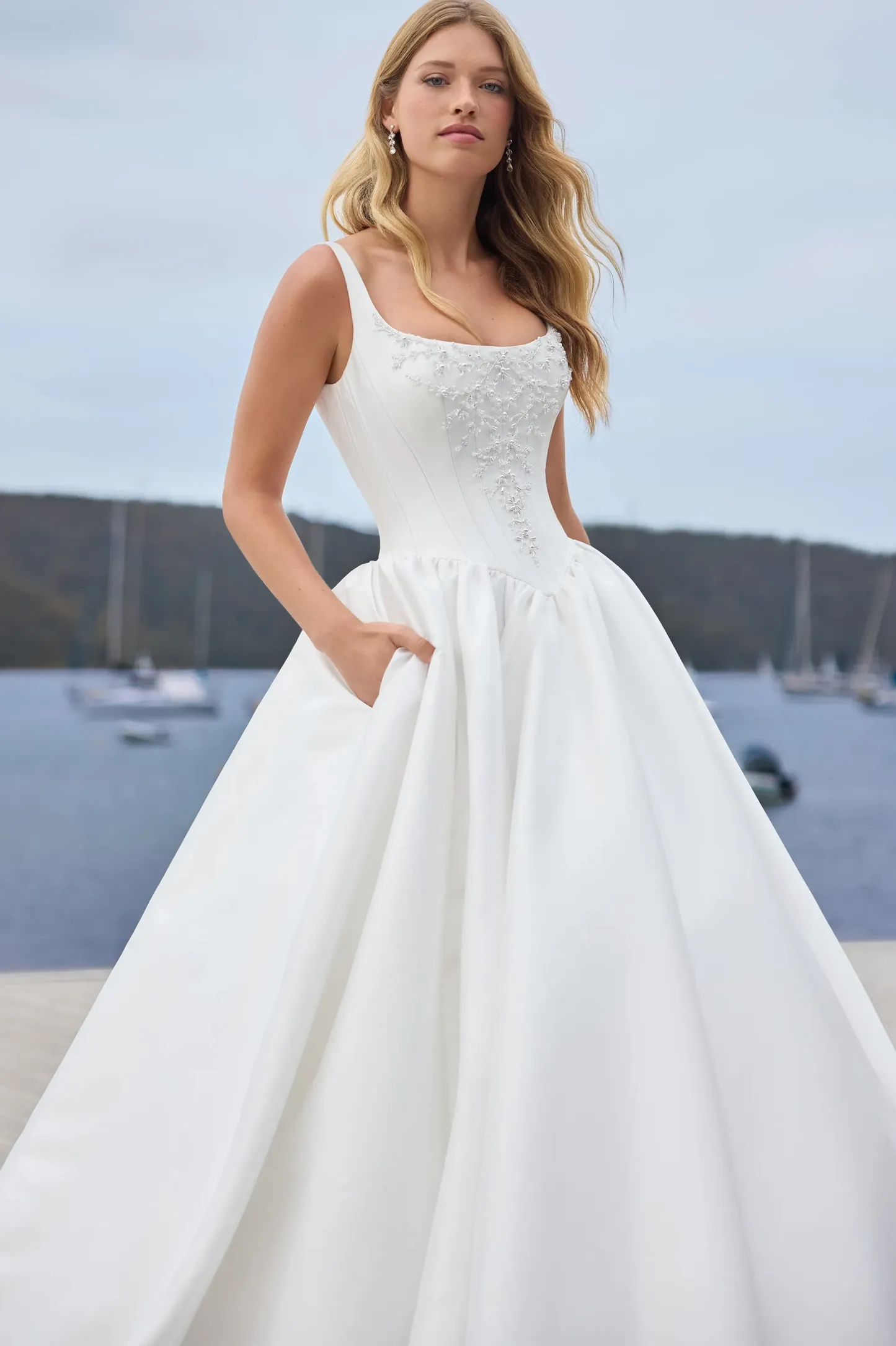 Princess Wedding Dress with Beaded Bodice #Sophia Tolli Y3213