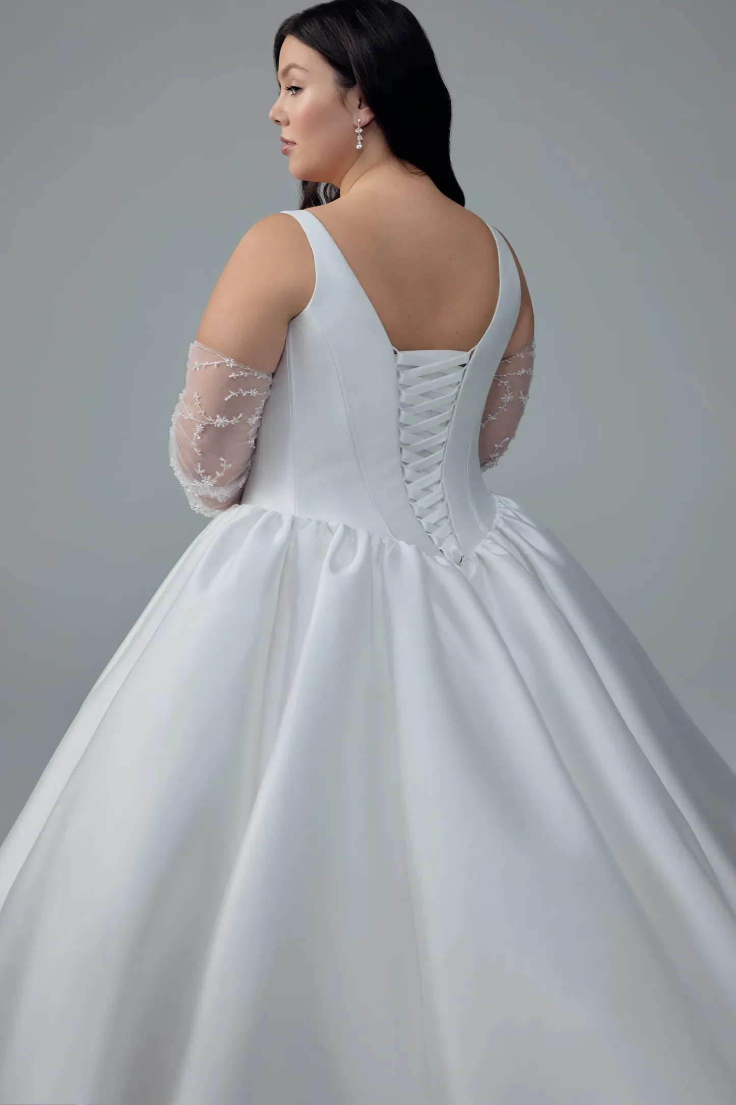 Princess Scoop Corset Wedding Dress #Sophia Tolli Y3213LB