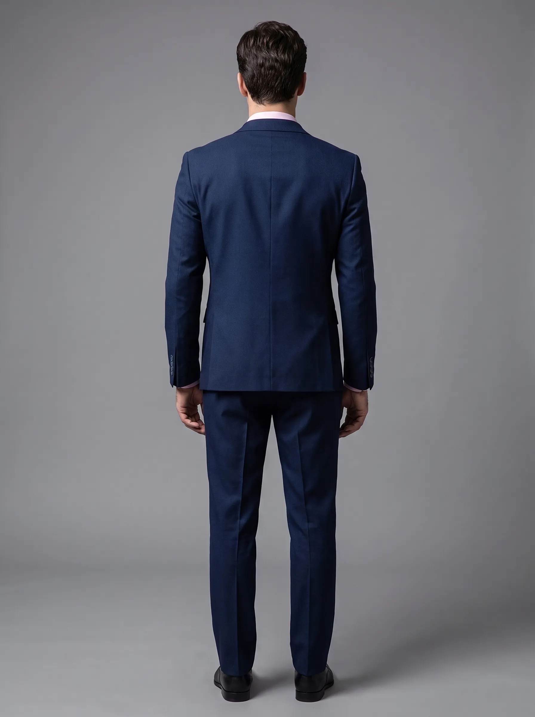 [Copy]Classic Black Single-Breasted Formal Suit | Men's Modern Slim Fit Notch Lapel 2-Piece Tuxedo