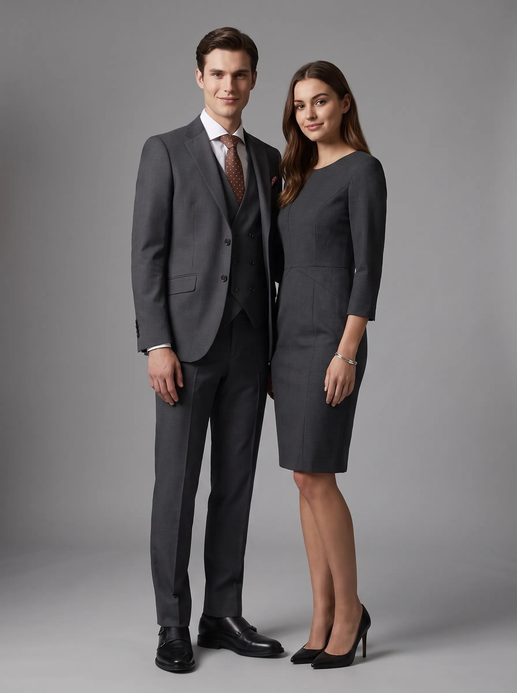 [Copy]Classic Jet Black Double-Breasted Suit | Men's Modern Slim Fit Peak Lapel 2-Piece Formal Tuxedo
