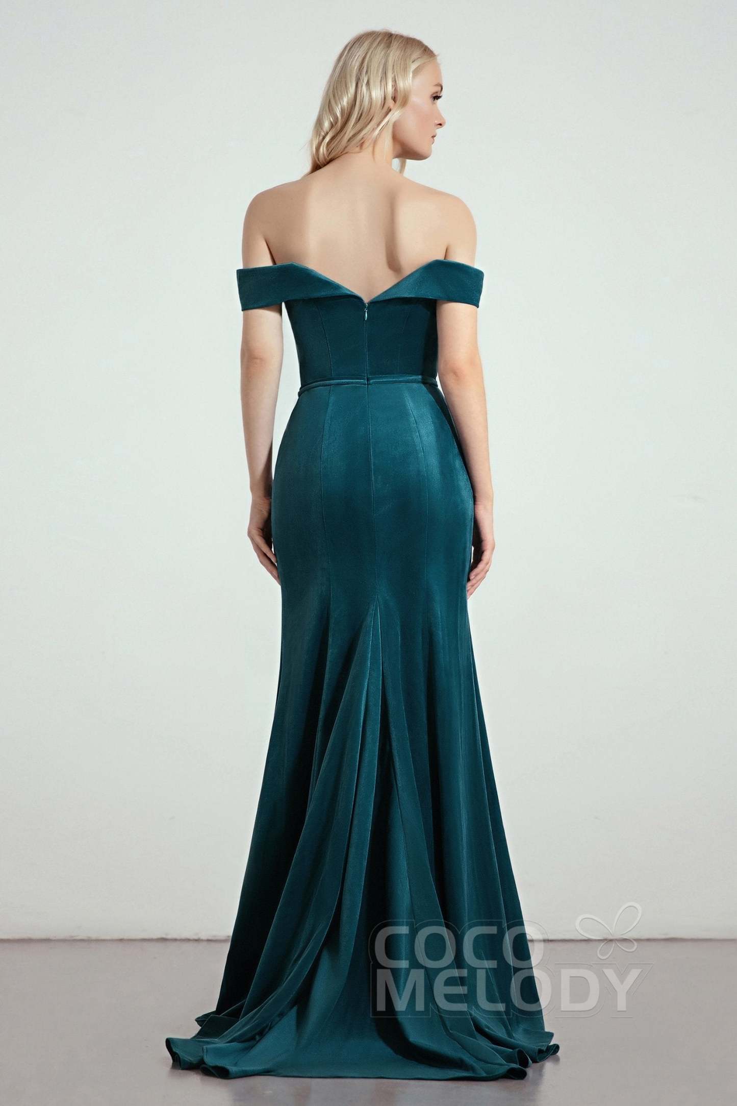 Trumpet-Mermaid Sweep-Brush Train Bridesmaid Dress Formal Dresses CB0271