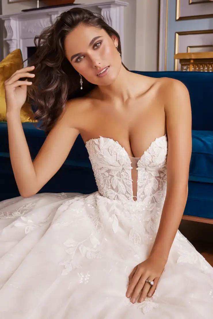 # MARTIN THORNBURG MT5110 Ball Gown Sweetheart Strapless Wedding Dress