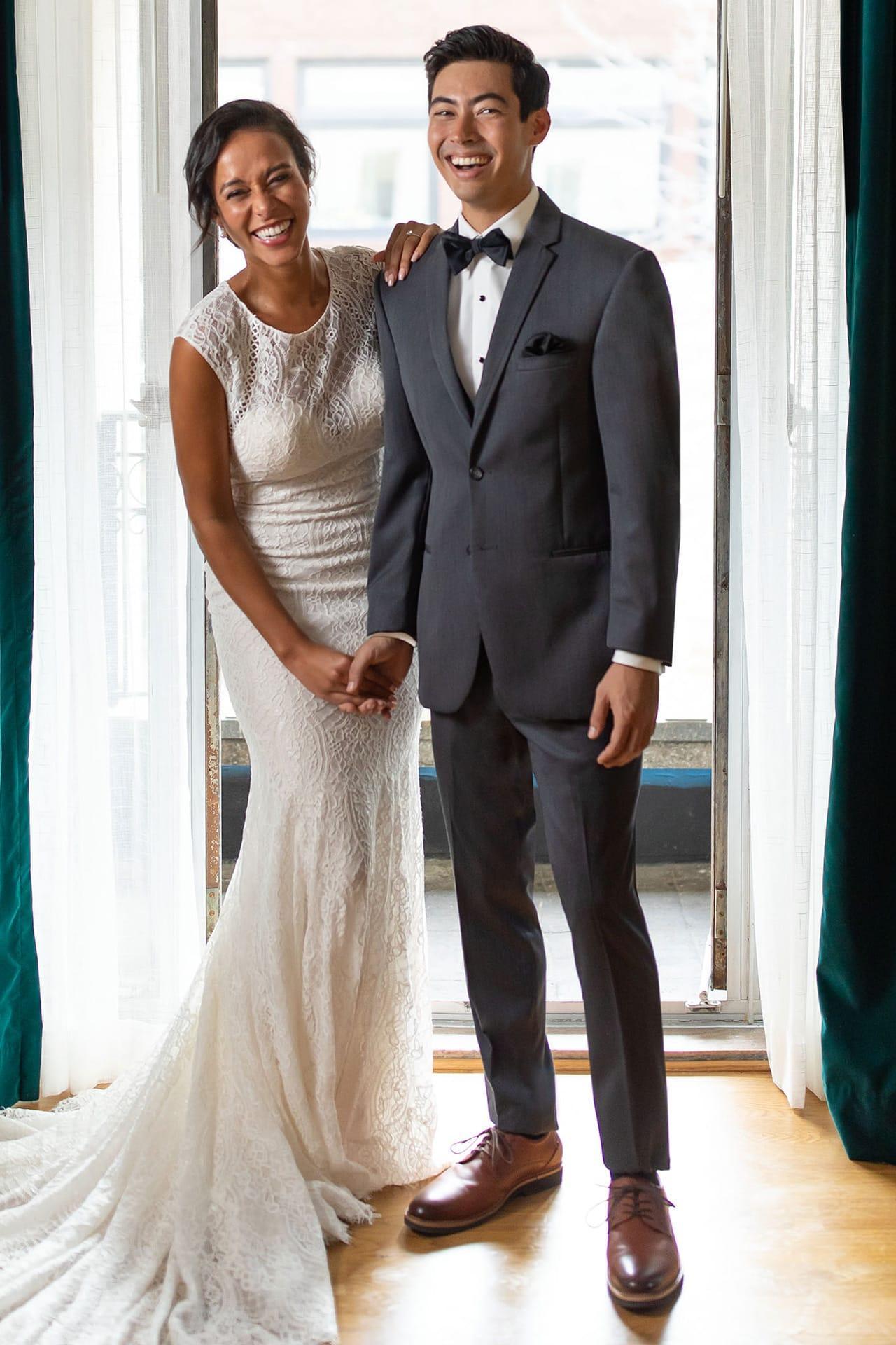 (Rent)STEEL GREY STERLING WEDDING SUIT MICHAEL KORS | STYLE 392