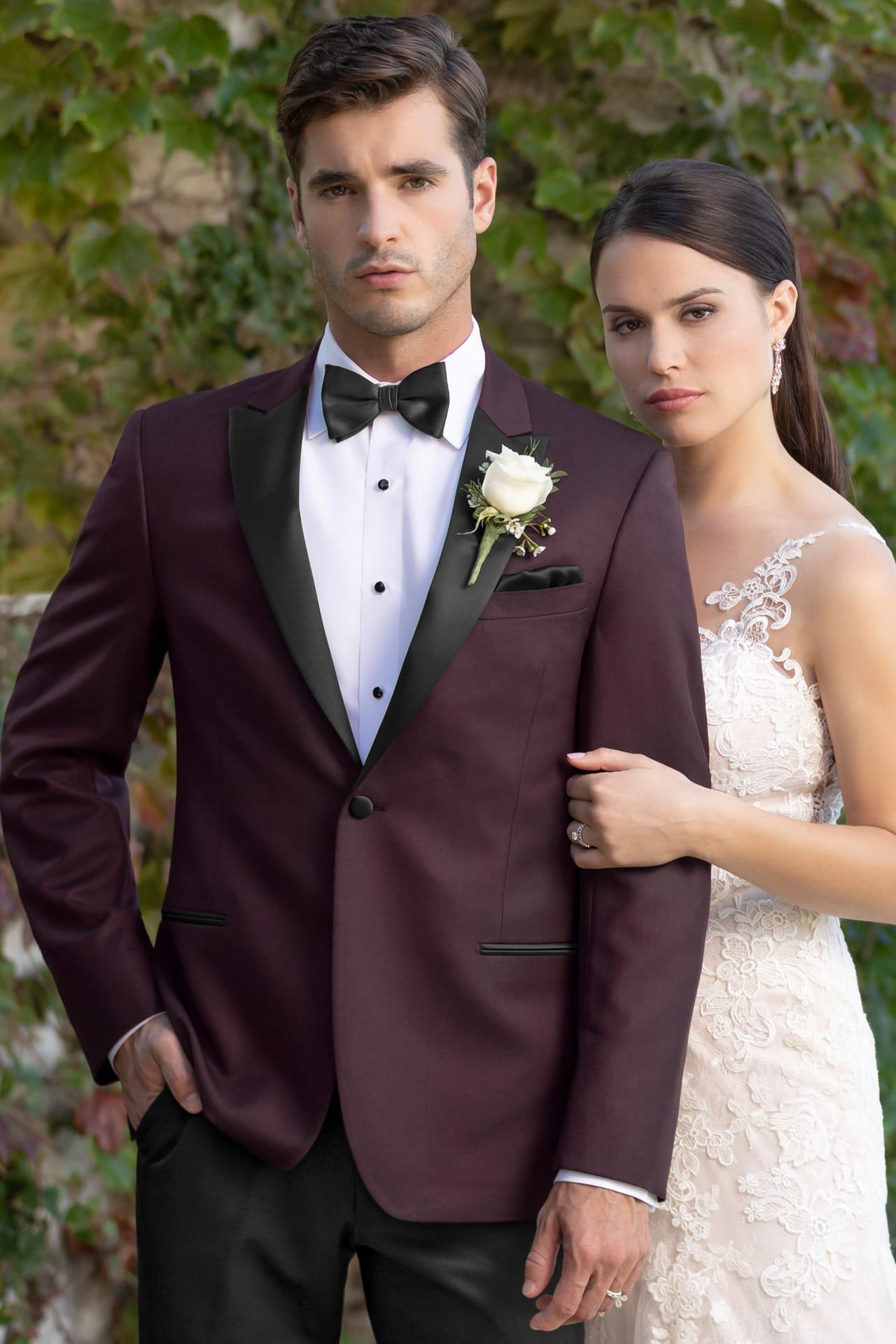 (Rent) ULTRA SLIM BURGUNDY EMPIRE KENNETH COLE | STYLE 201