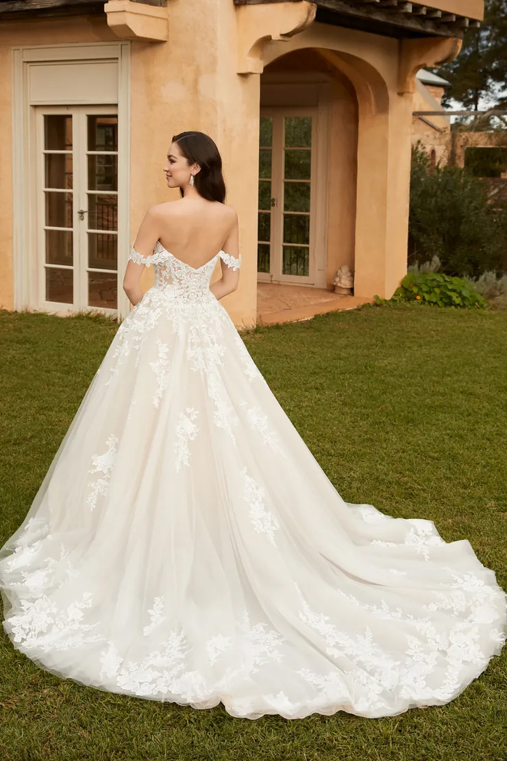 Incredible Off The Shoulder Black Wedding Dress #Y12248