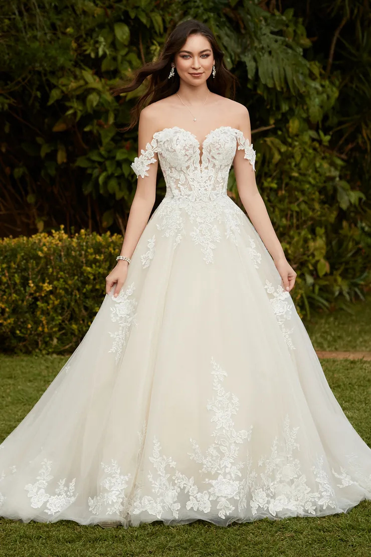 Incredible Off The Shoulder Black Wedding Dress #Y12248