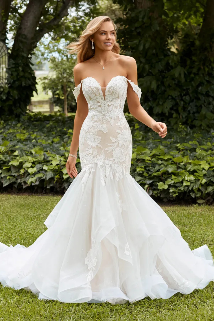 Sexy Off-Shoulder Mermaid Wedding Dress #Y22262