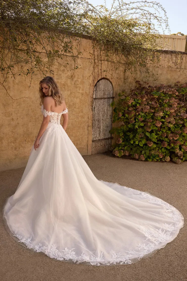 Glamorous Ball Gown With Sexy V-Neckline # Y3157