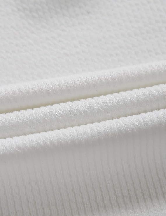 Women's Short Sleeve V Neck Ribbed Button Tops Basic Solid Color Tee Shirts