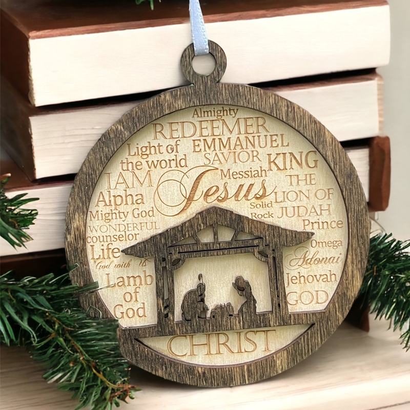 Nativity Christmas Ornament 