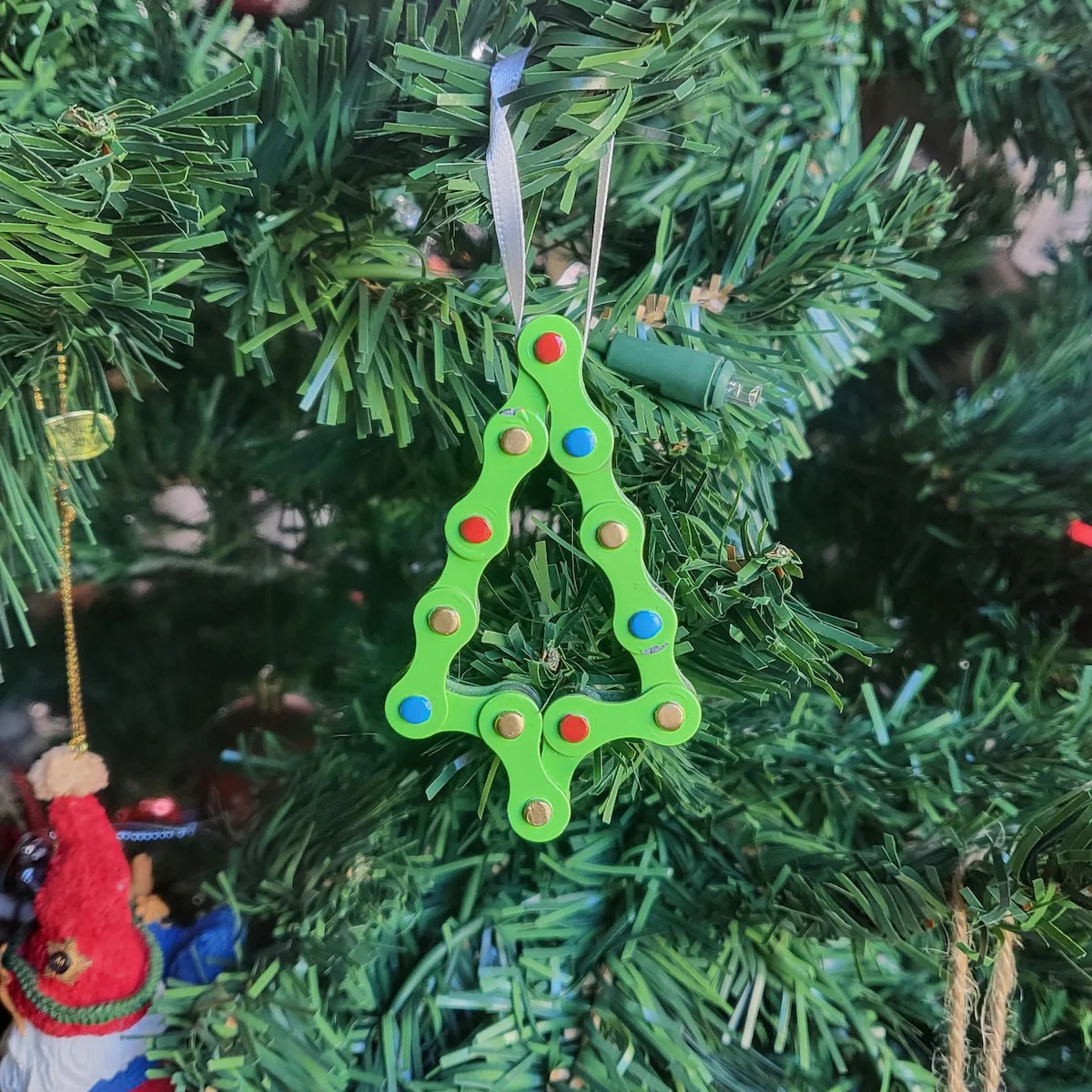 Bicycle Chain Christmas Tree Ornament