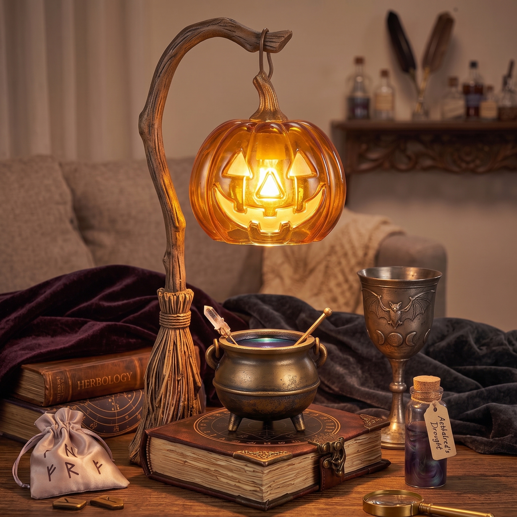 Halloween Candle Warmer Lamp