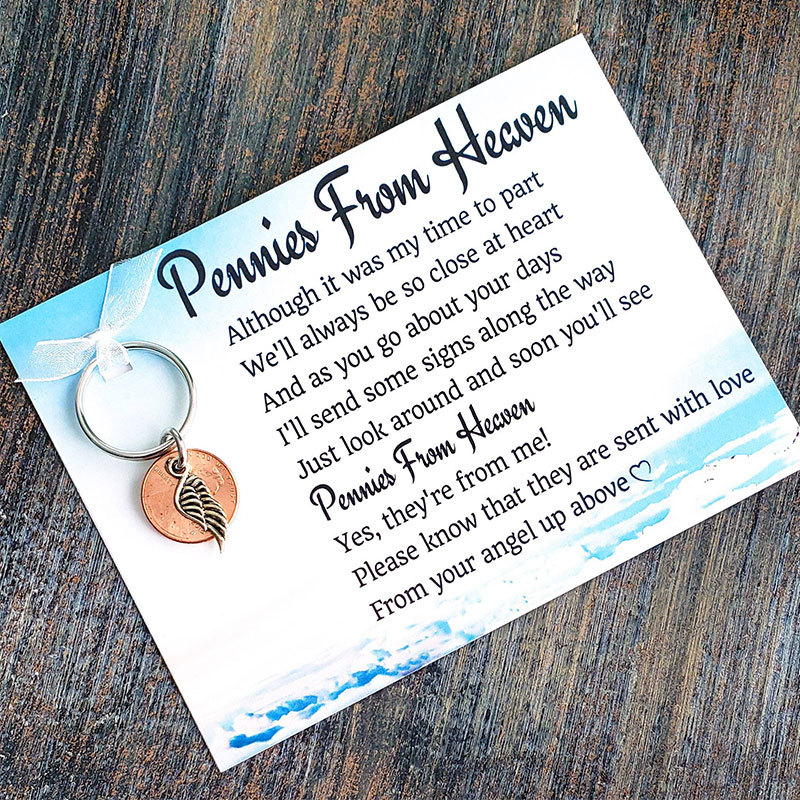 Pennies From Heaven Keychain Gift