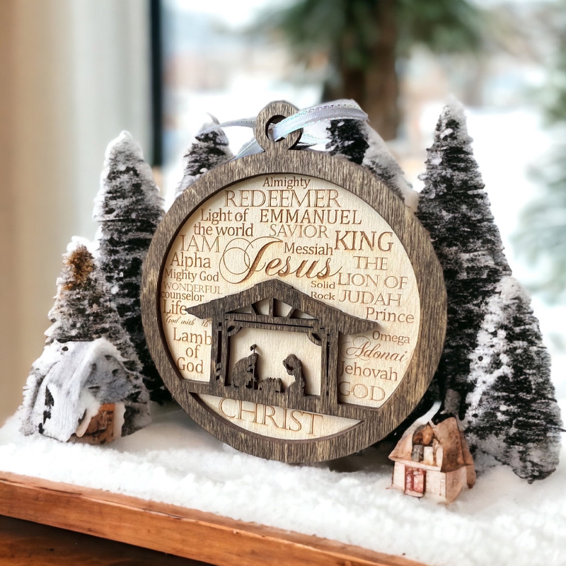 Nativity Christmas Ornament 