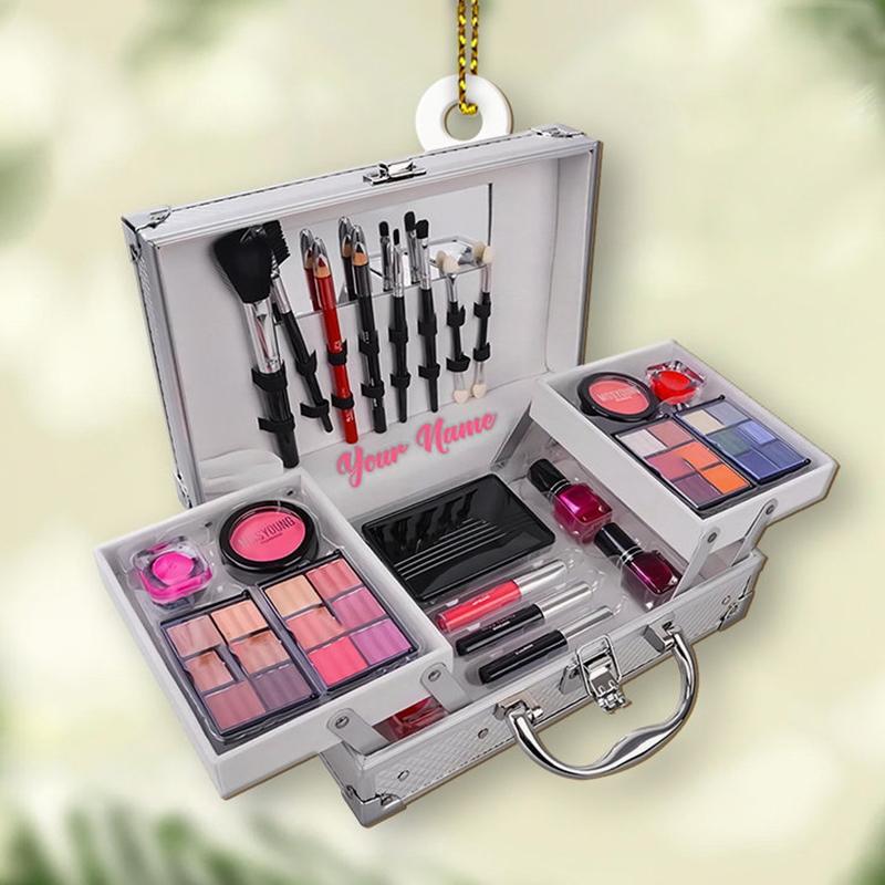 Personalized Make-Up Box Christmas Ornament