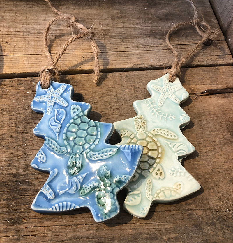 Sea Turtle Christmas Tree Ornament