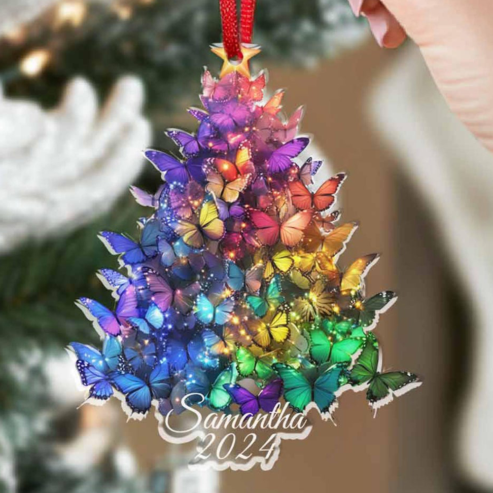 Butterfly Christmas Tree Ornament