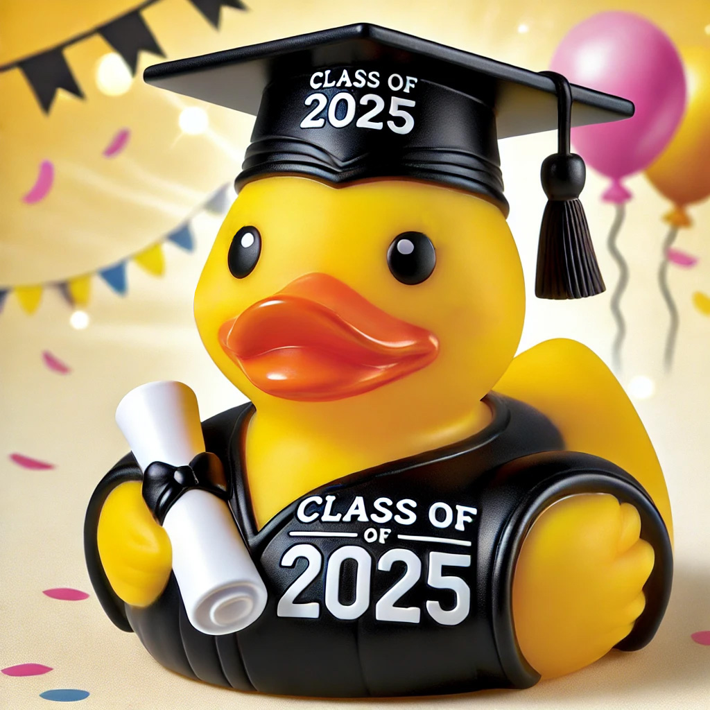 Class of 2025 Graduation Duck