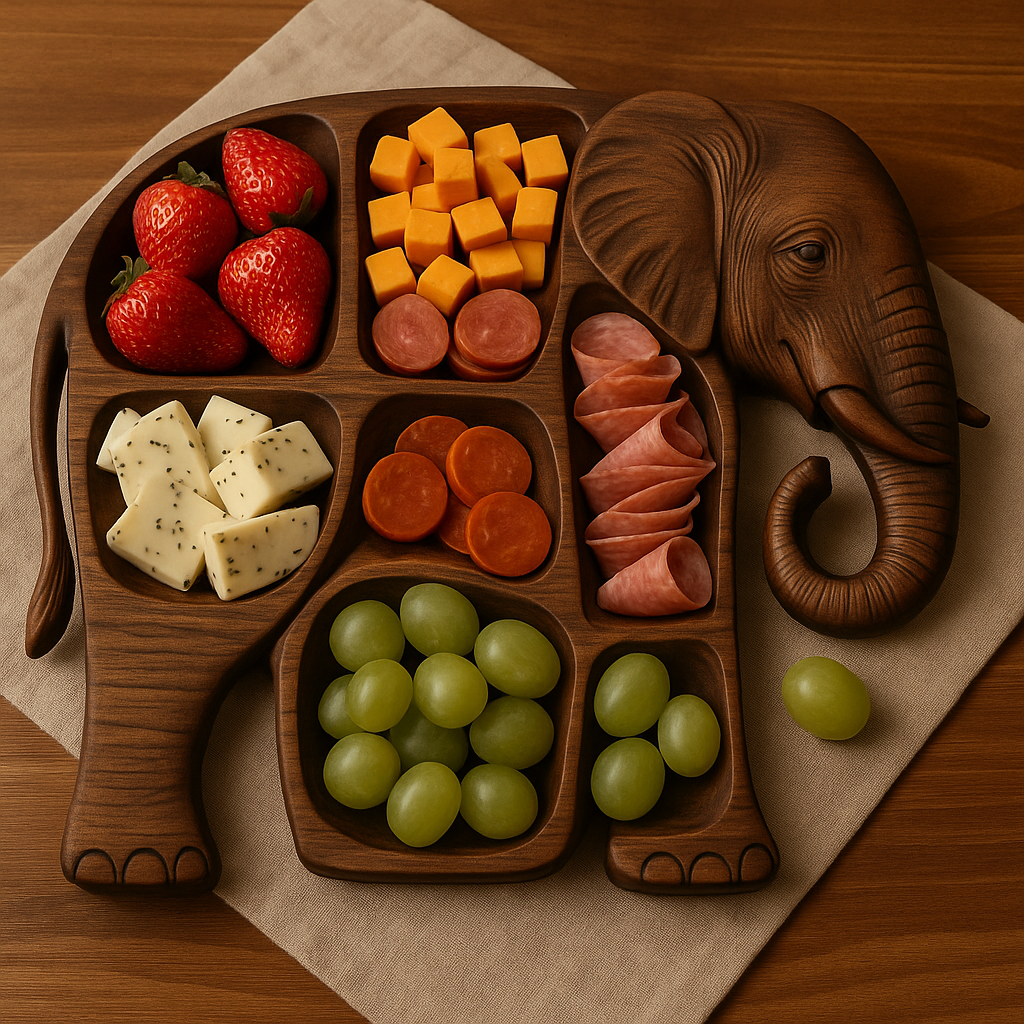 Whimsical Wooden Snack Trays 