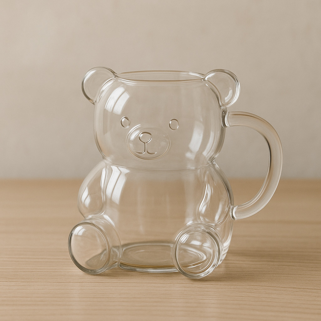 Bear Hug Glass Mug