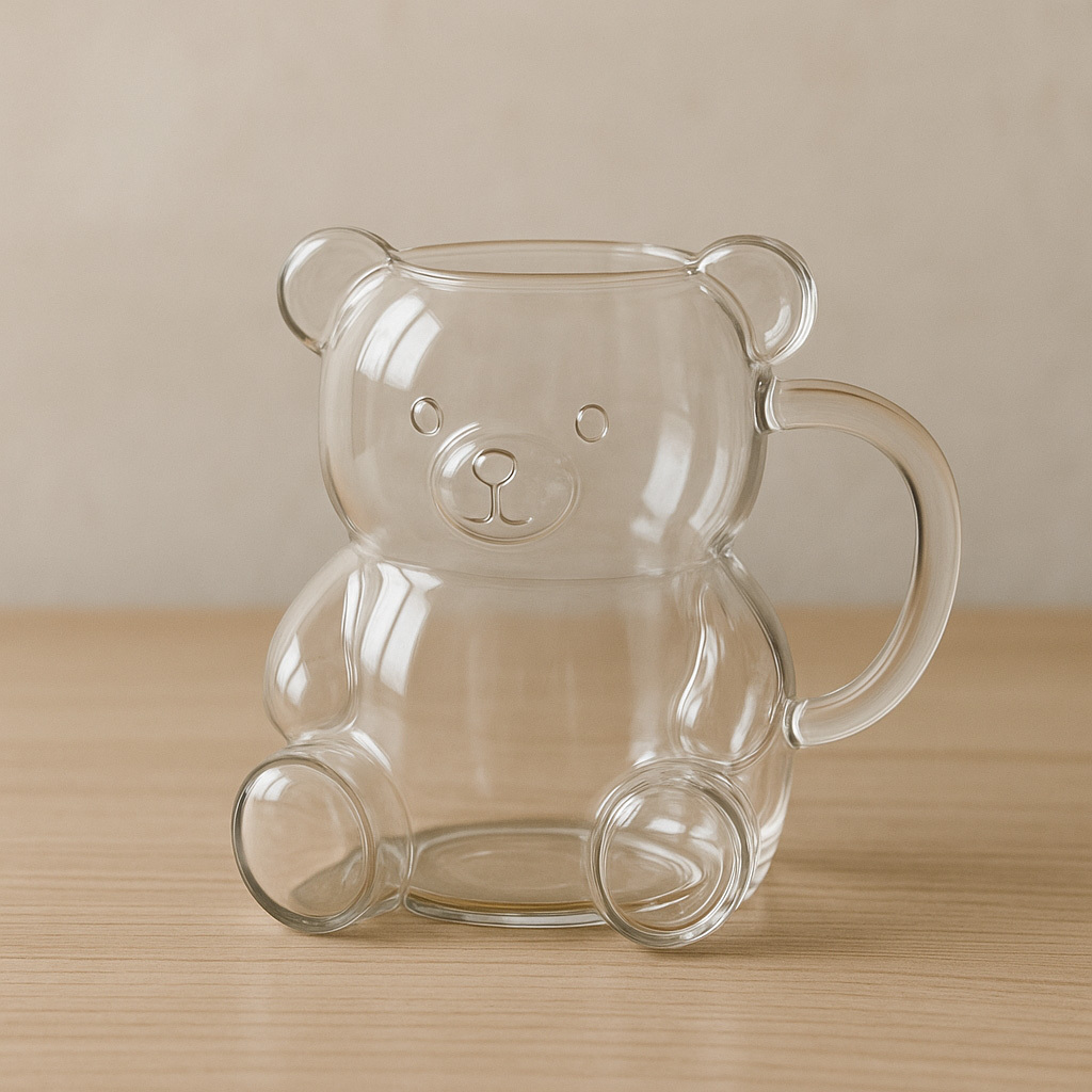 Bear Hug Glass Mug