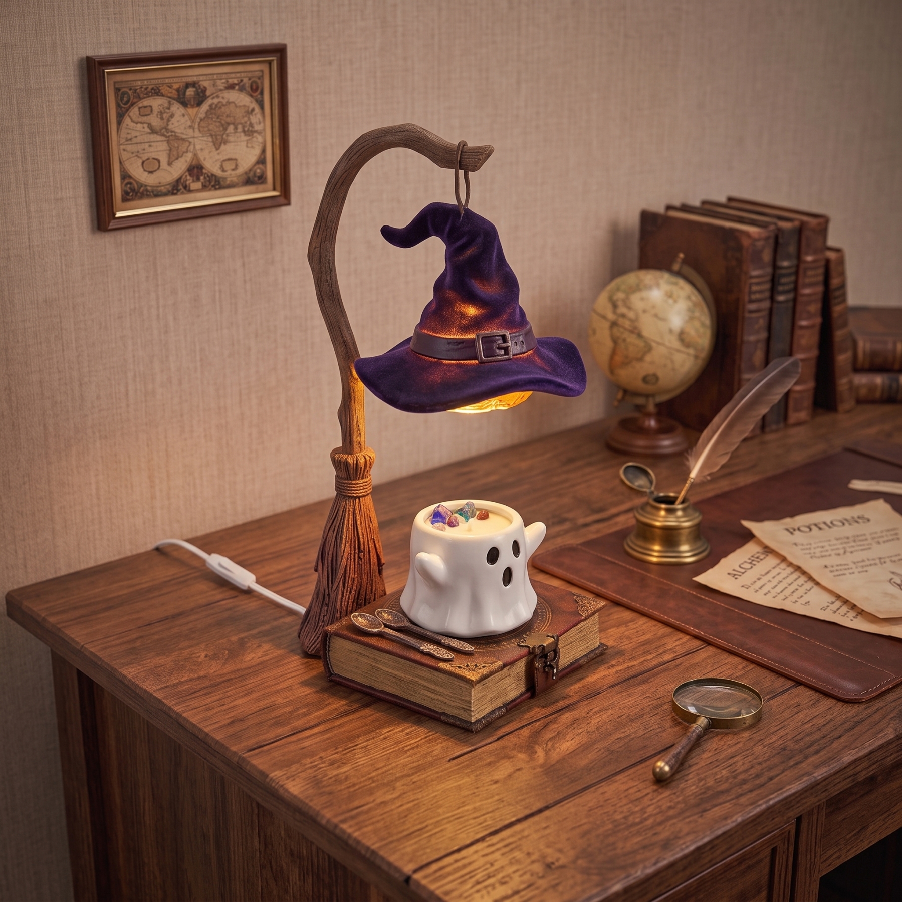 Halloween Candle Warmer Lamp