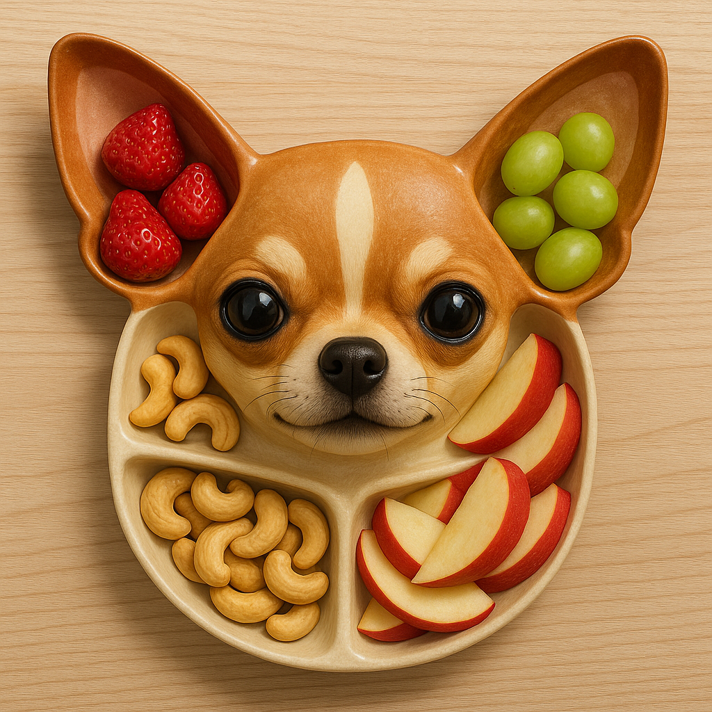 Dog Face Shaped Charcuterie Platter