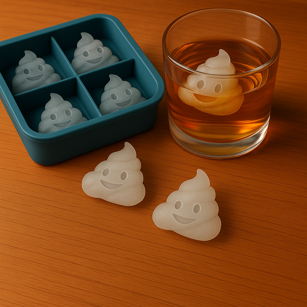 Poop-shaped Ice Cube Mold