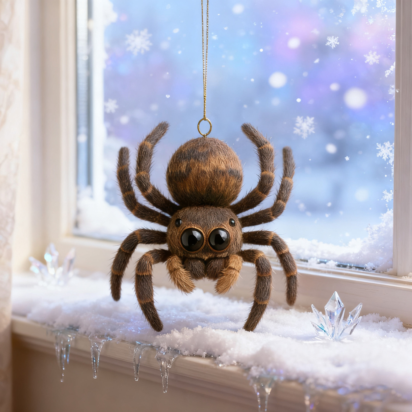 Christmas Jumping Spider Ornament