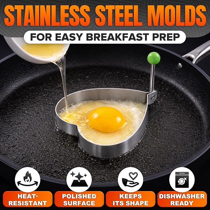 Stainless Steel Egg & Pancake Mold