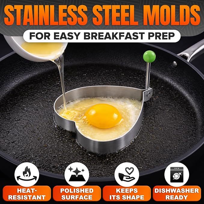 Stainless Steel Egg & Pancake Mold