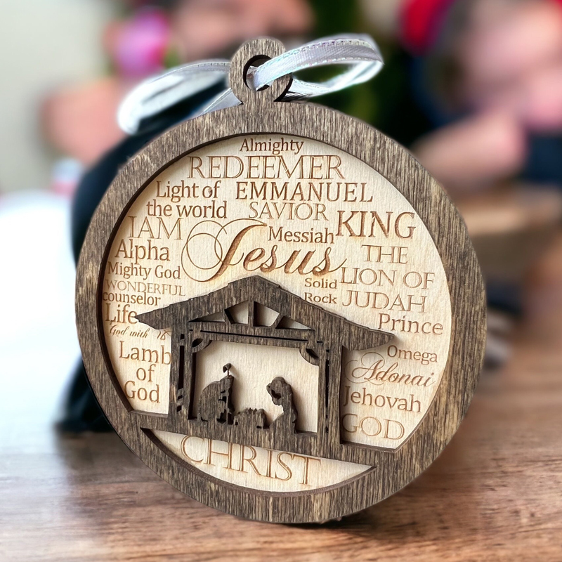 Nativity Christmas Ornament 