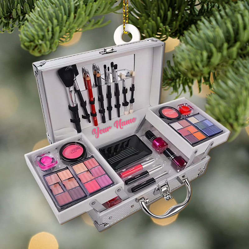 Personalized Make-Up Box Christmas Ornament