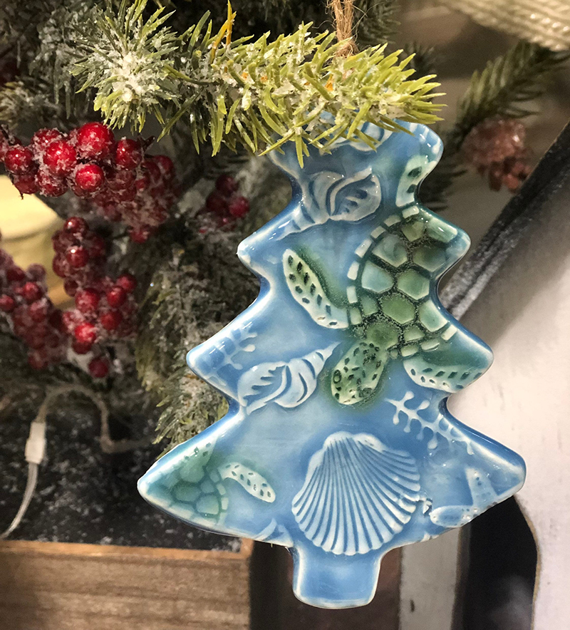 Sea Turtle Christmas Tree Ornament