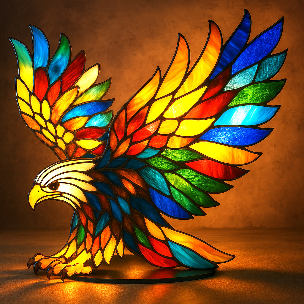 Stained Glass Animals Lamp