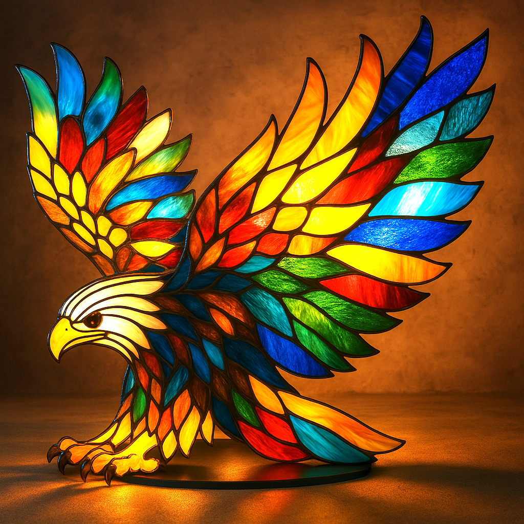 Stained Glass Animals Lamp