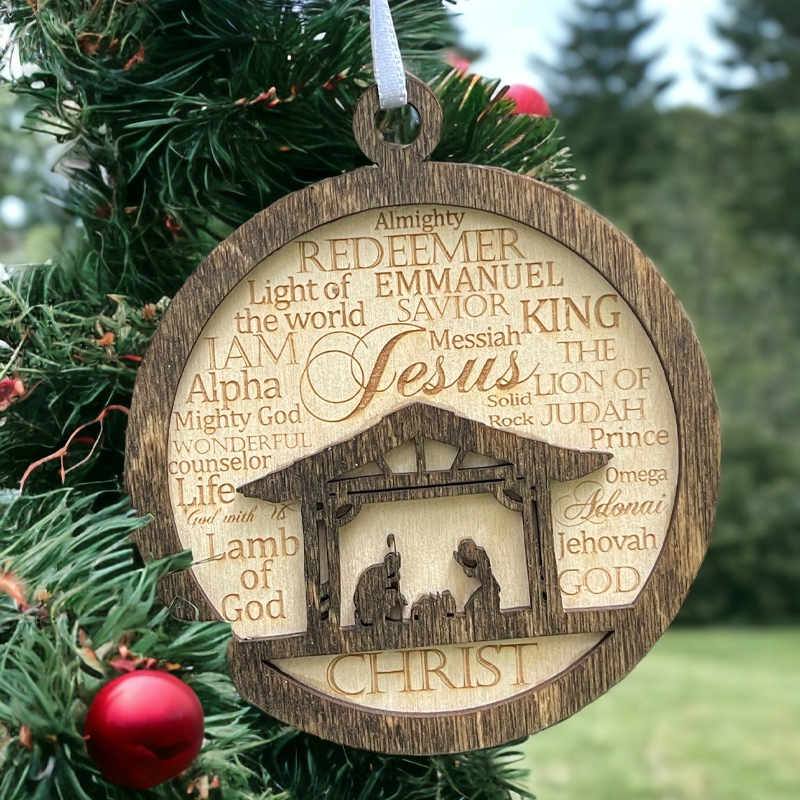 Nativity Christmas Ornament 