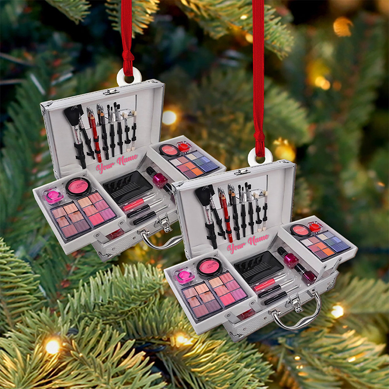 Personalized Make-Up Box Christmas Ornament