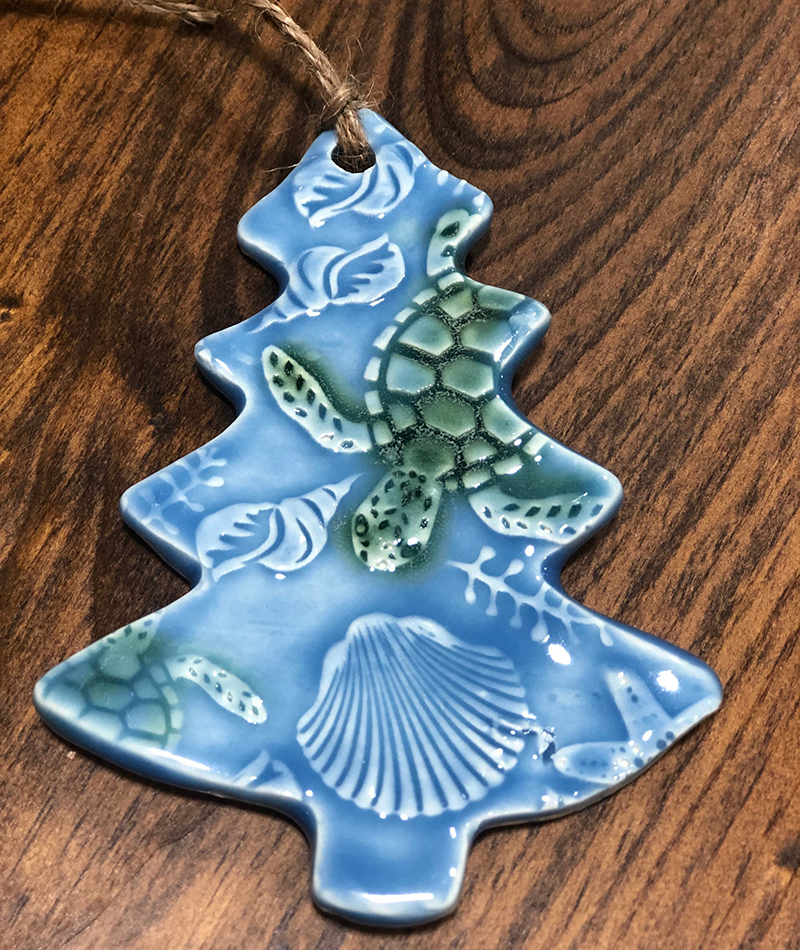 Sea Turtle Christmas Tree Ornament