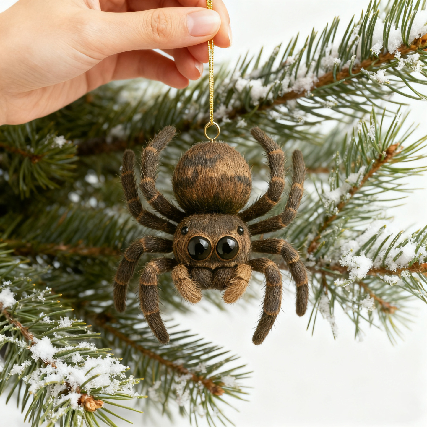 Christmas Jumping Spider Ornament