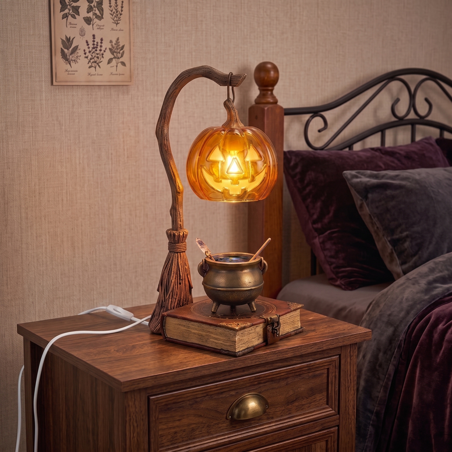 Halloween Candle Warmer Lamp