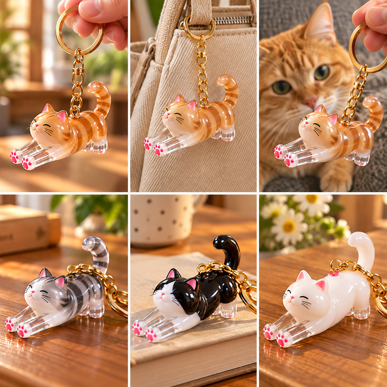 🐱 DIY Cat Fur Keepsake Keychain