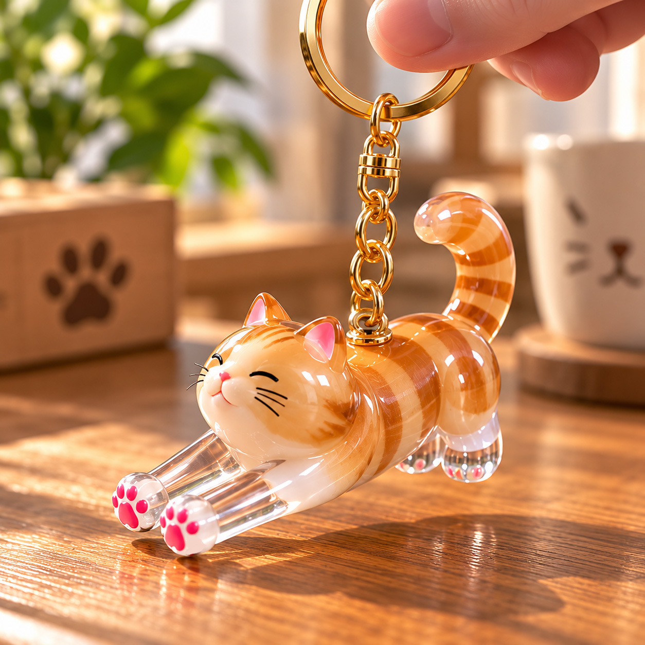 🐱 DIY Cat Fur Keepsake Keychain