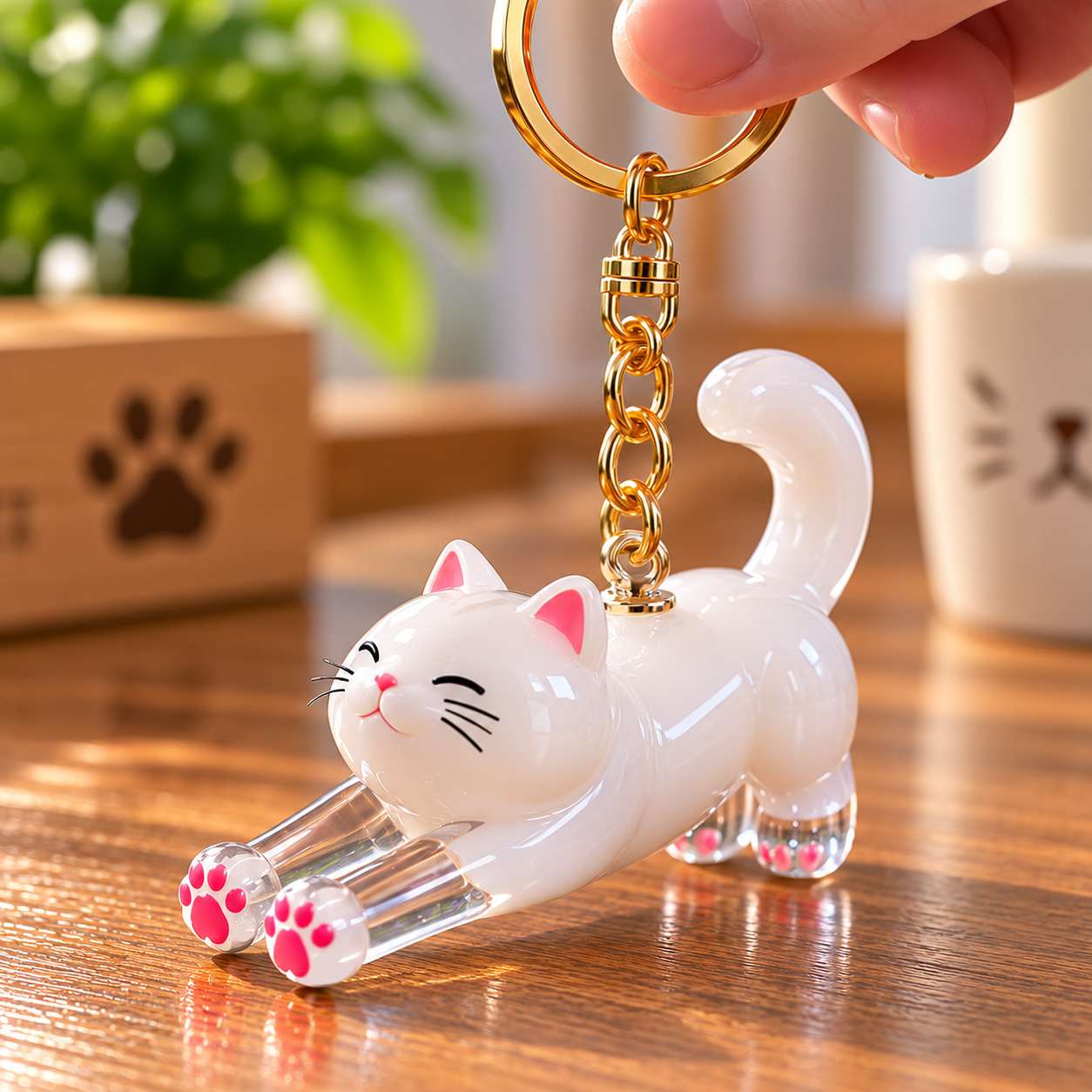 🐱 DIY Cat Fur Keepsake Keychain