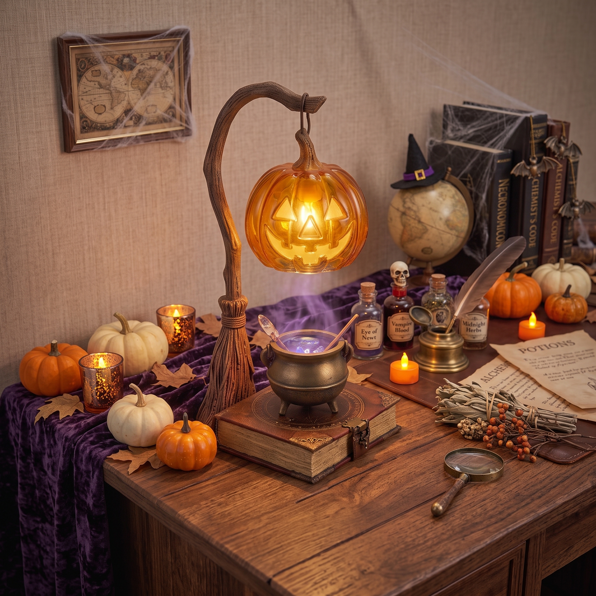 Halloween Candle Warmer Lamp