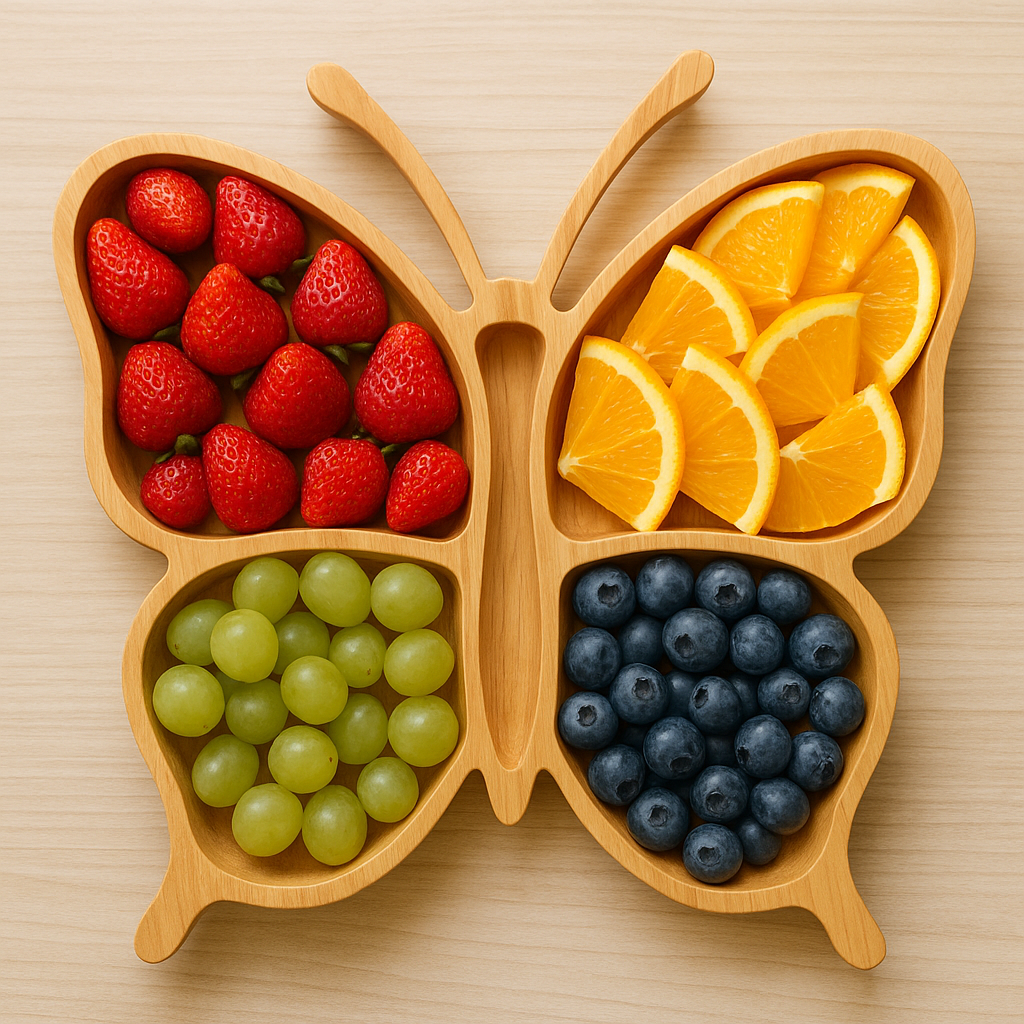 Whimsical Wooden Snack Trays 