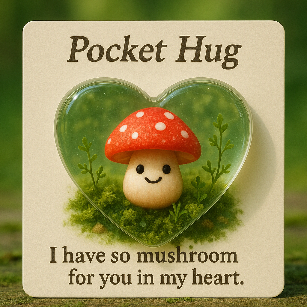 Mushroom Pocket Hug