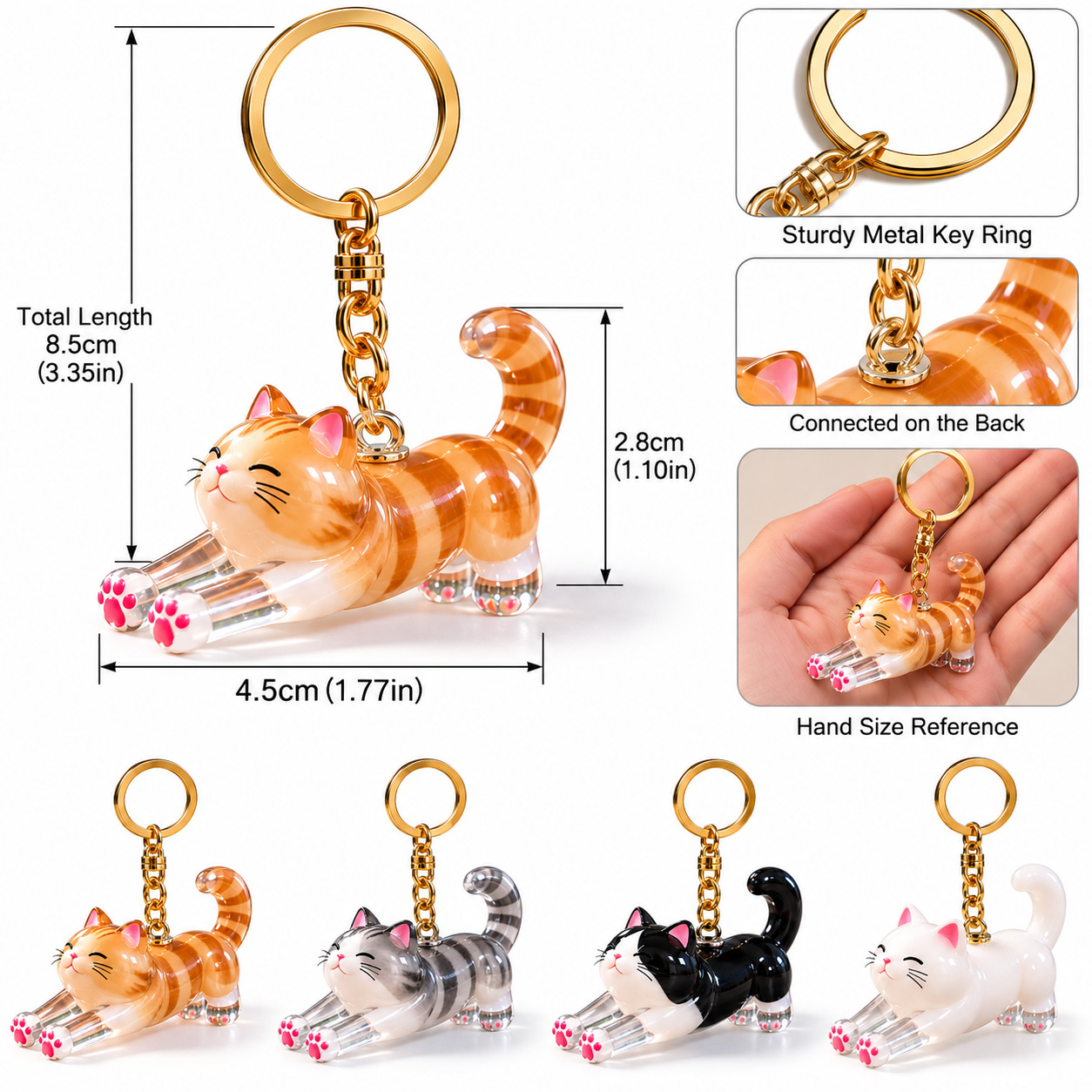 🐱 DIY Cat Fur Keepsake Keychain