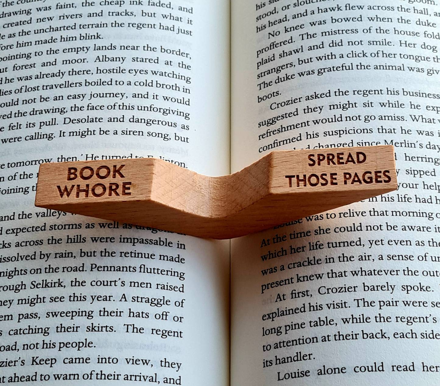Book Whore - Smut Slut - Thumb Page Holder 