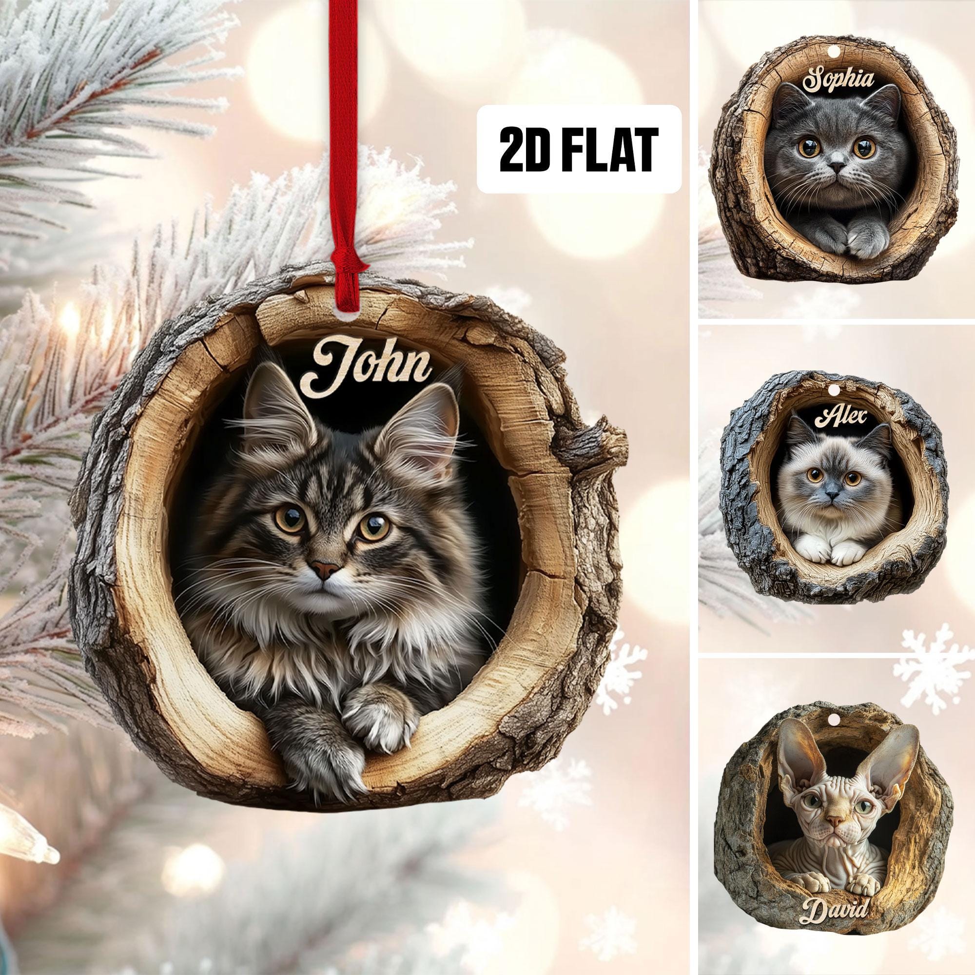 Personalized Cat Ornament